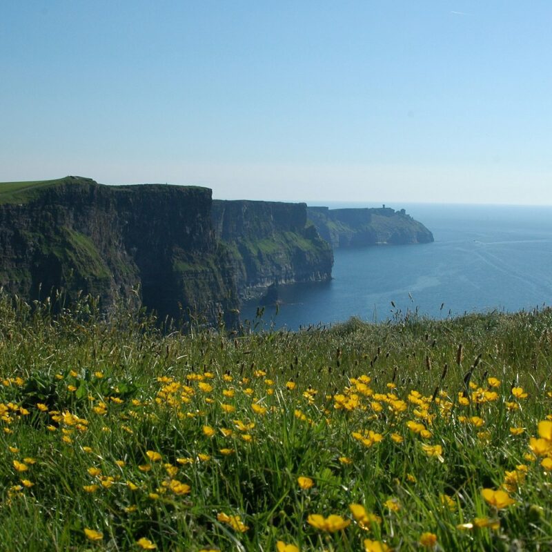 Image showing Ireland's picturesque landscape in Clare.