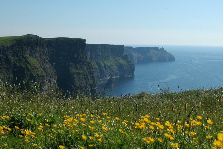 Image showing Ireland's picturesque landscape in Clare.