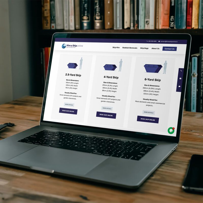 HireASkipOnlineâ€™s new online booking portal, get a quote in seconds.